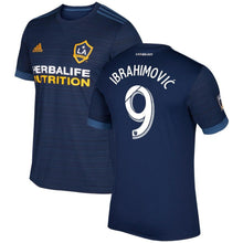 Load image into Gallery viewer, Zlatan Ibrahimovic LA Galaxy 2017/18 Secondary Player Jersey – Navy