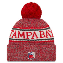 Load image into Gallery viewer, Tampa Bay Buccaneers New Era 2019 Knit Hat – Red