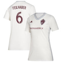 Load image into Gallery viewer, Benny Feilhaber Colorado Rapids Women's 2019 Black Diamond Player Jersey - White